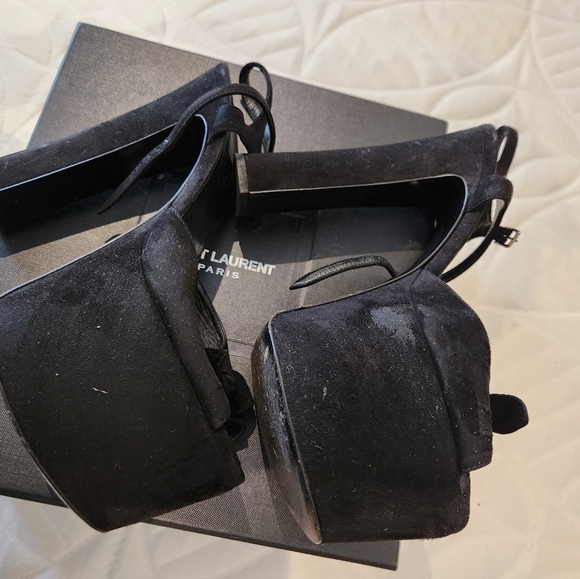 SAINT LAURENT PLATFORM Sandals 👡 - Picture 10 of 12